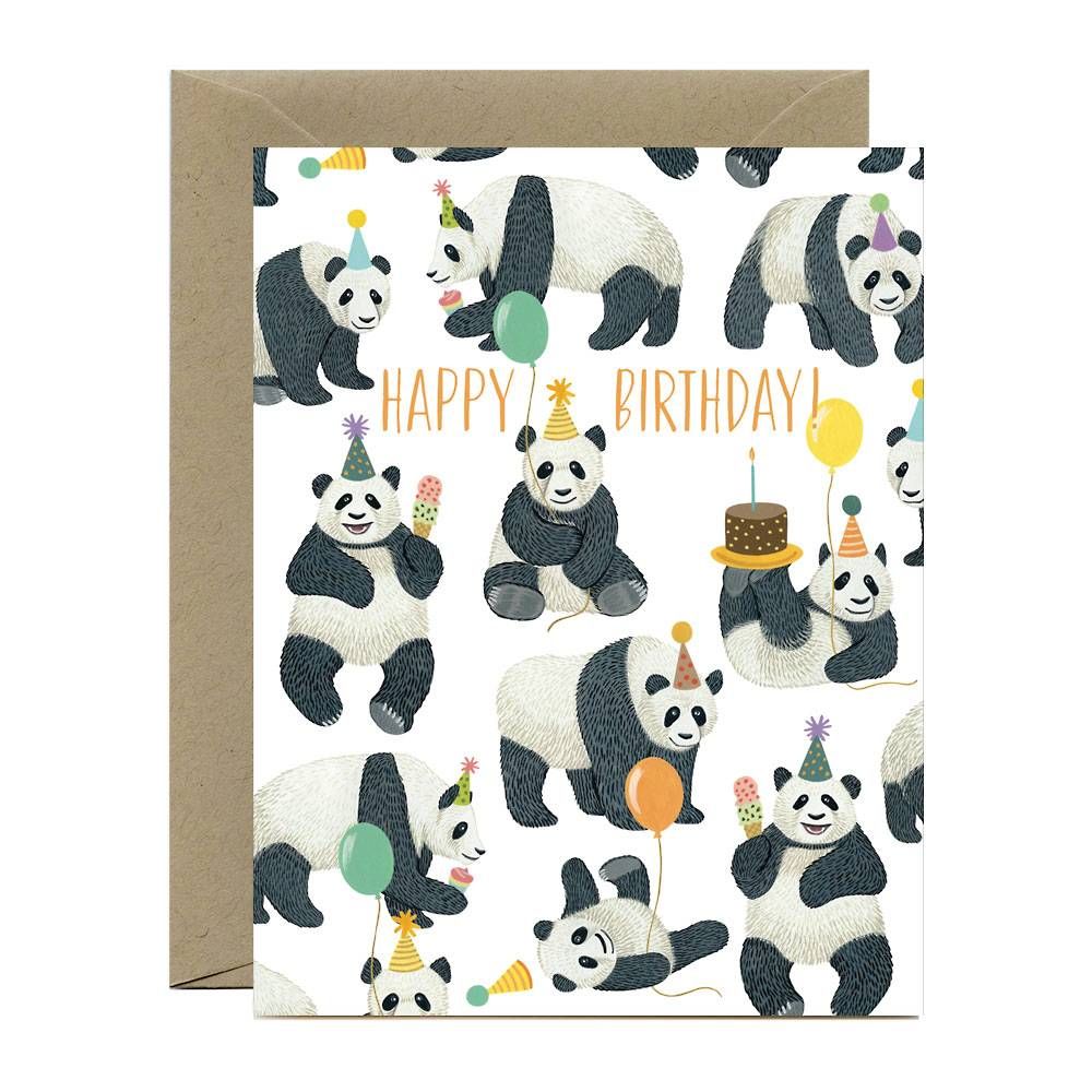 panda birthday card