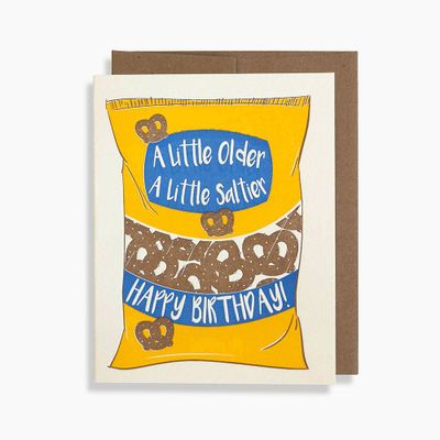 Saltier Birthday Card