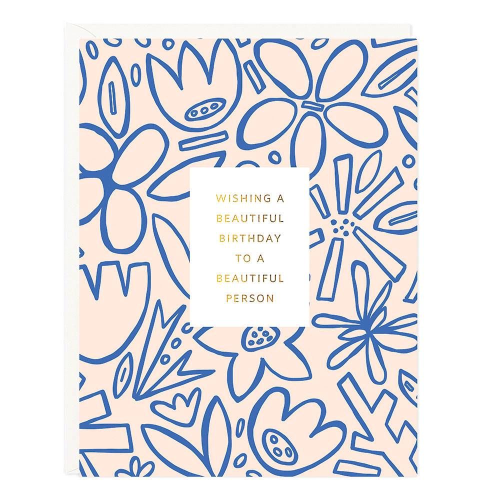 Beautiful Garden Birthday Card