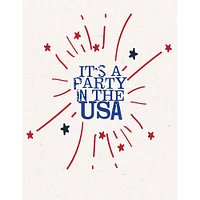 Party In The USA Fourth of July Card