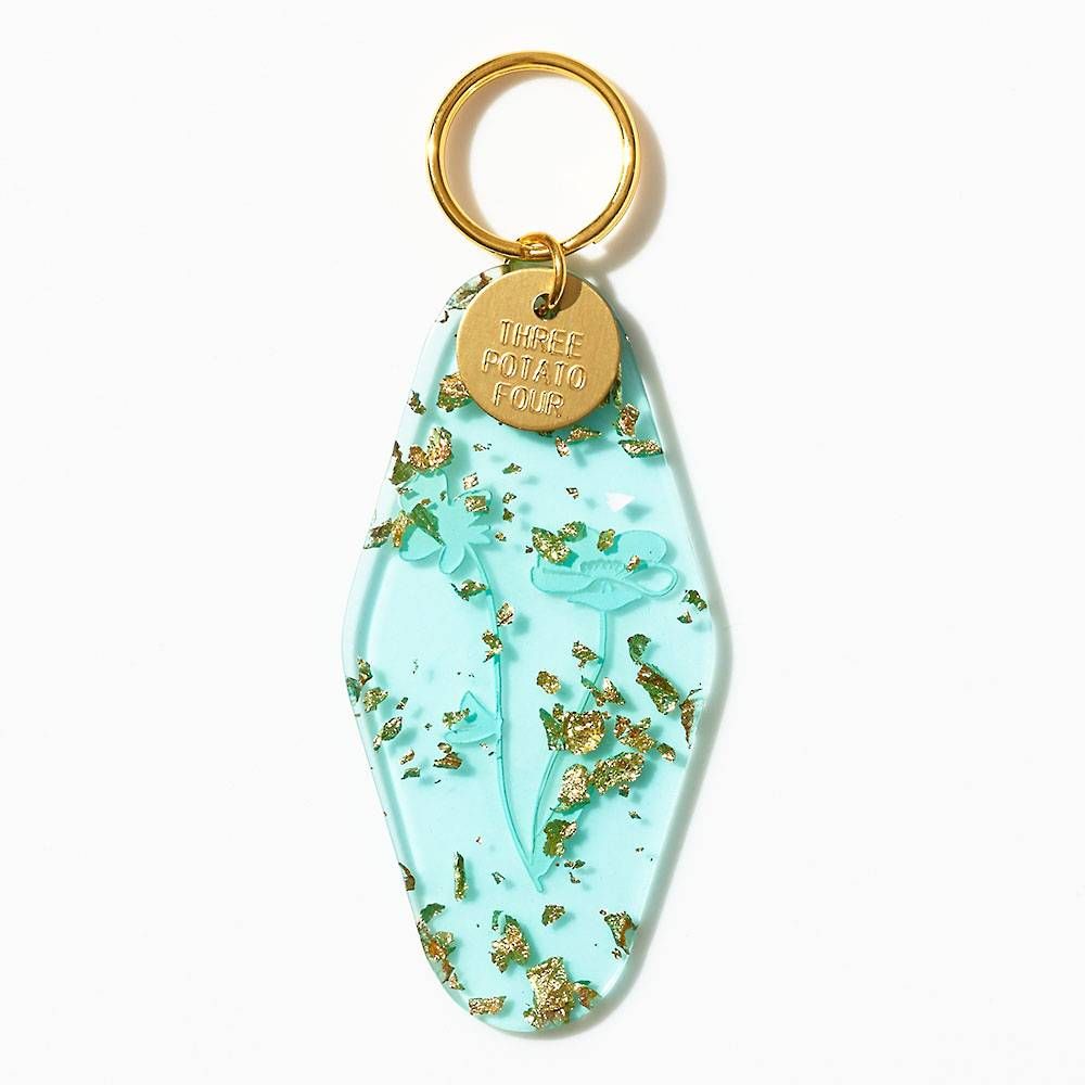 Floral Hotel Keychain