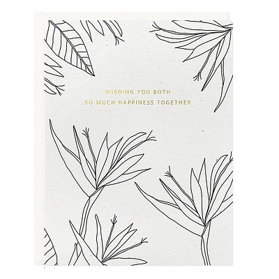 So Much Happiness Wedding Card