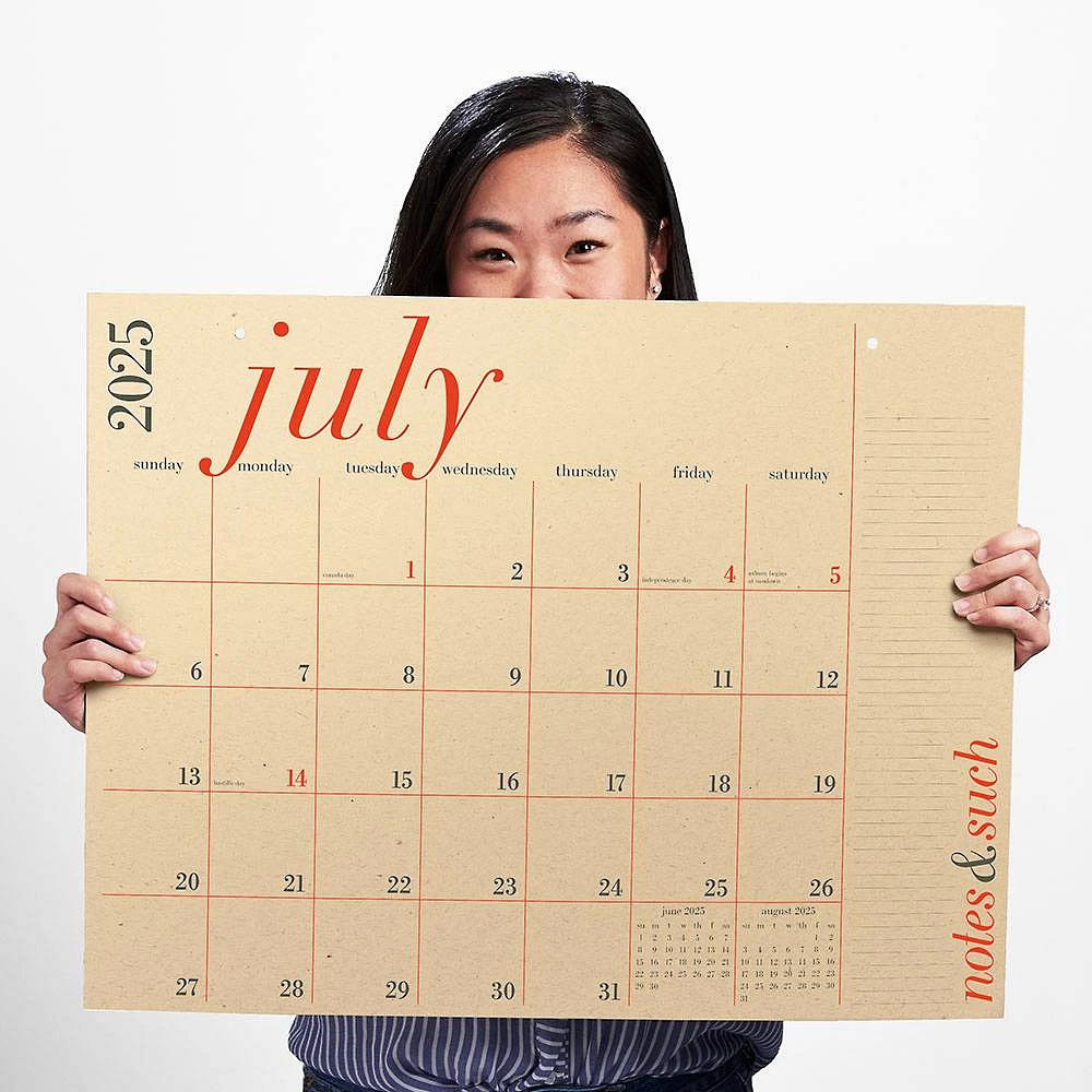 2025 Great Big Calendar