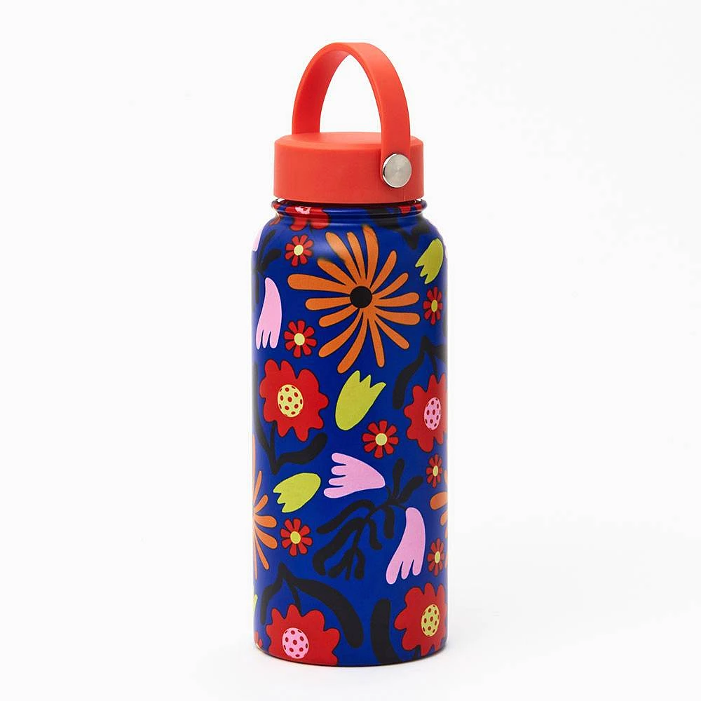 Bold Floral Water Bottle