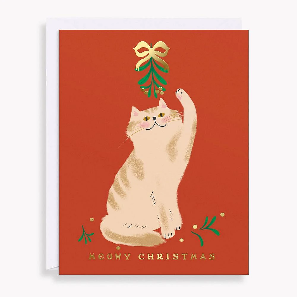 Meowy Christmas Holiday Card Set