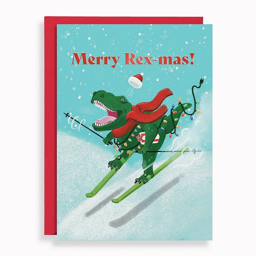 Merry Rex-mas Holiday Card Set