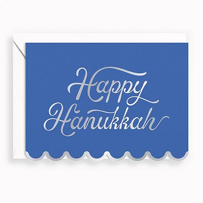 Happy Hanukkah Vintage Script Card Set