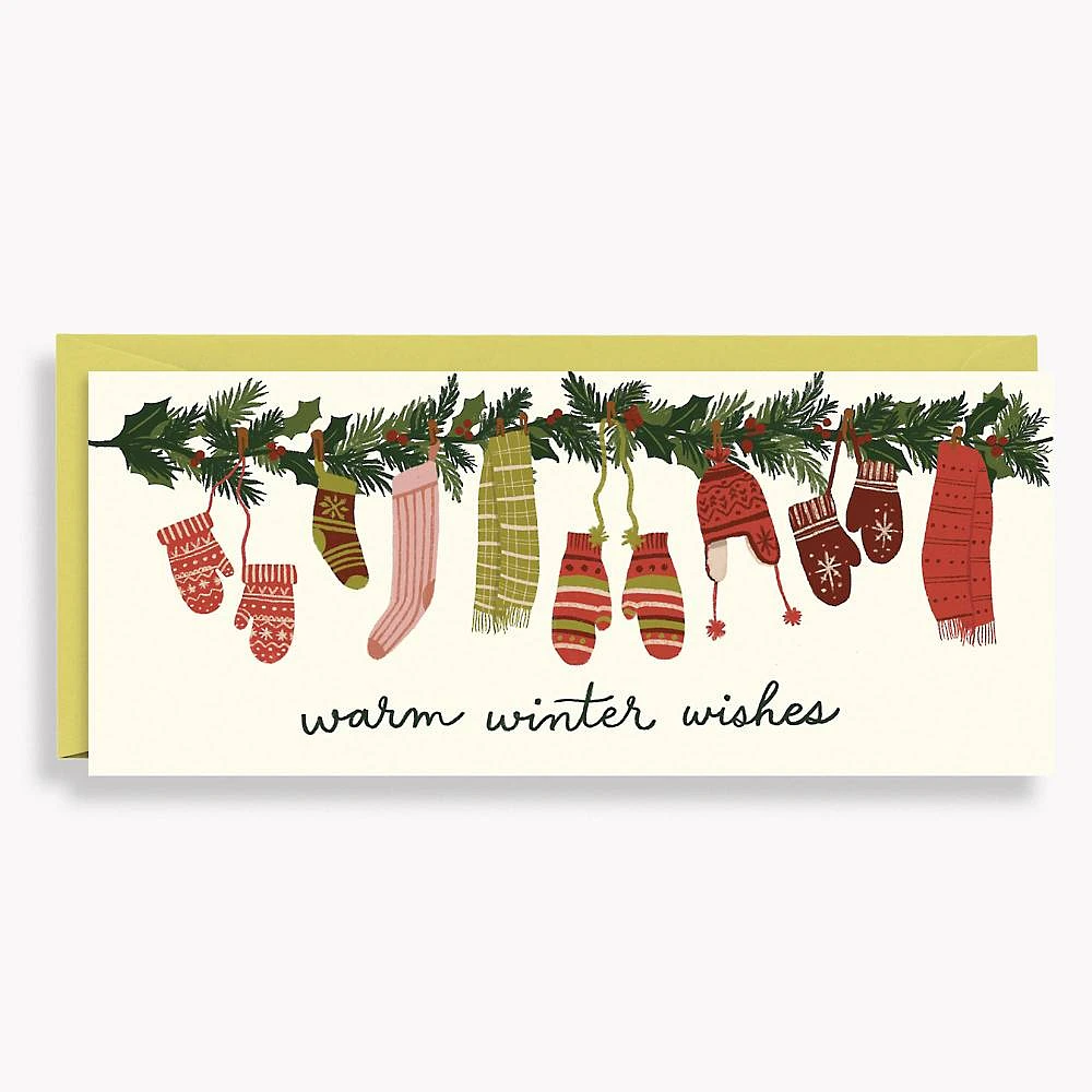 Warm Wishes Mittens Holiday Card Set