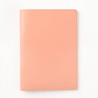 Paper Source Peach Leather Refillable A5 Journal Cover