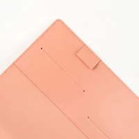 Paper Source Peach Leather Refillable A5 Journal Cover