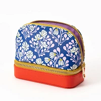 Bold Floral Travel Jewelry Case