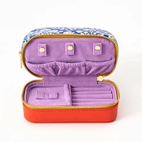 Bold Floral Travel Jewelry Case