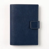 Paper Source Nautic Blue A5 Leather Journal Cover with Clasp