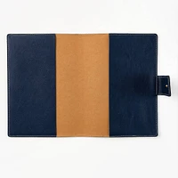 Paper Source Nautic Blue A5 Leather Journal Cover with Clasp