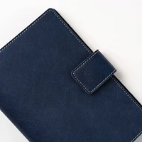 Paper Source Nautic Blue A5 Leather Journal Cover with Clasp