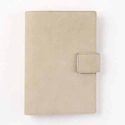 Paper Source Dove A5 Leather Journals Cover with Clasp