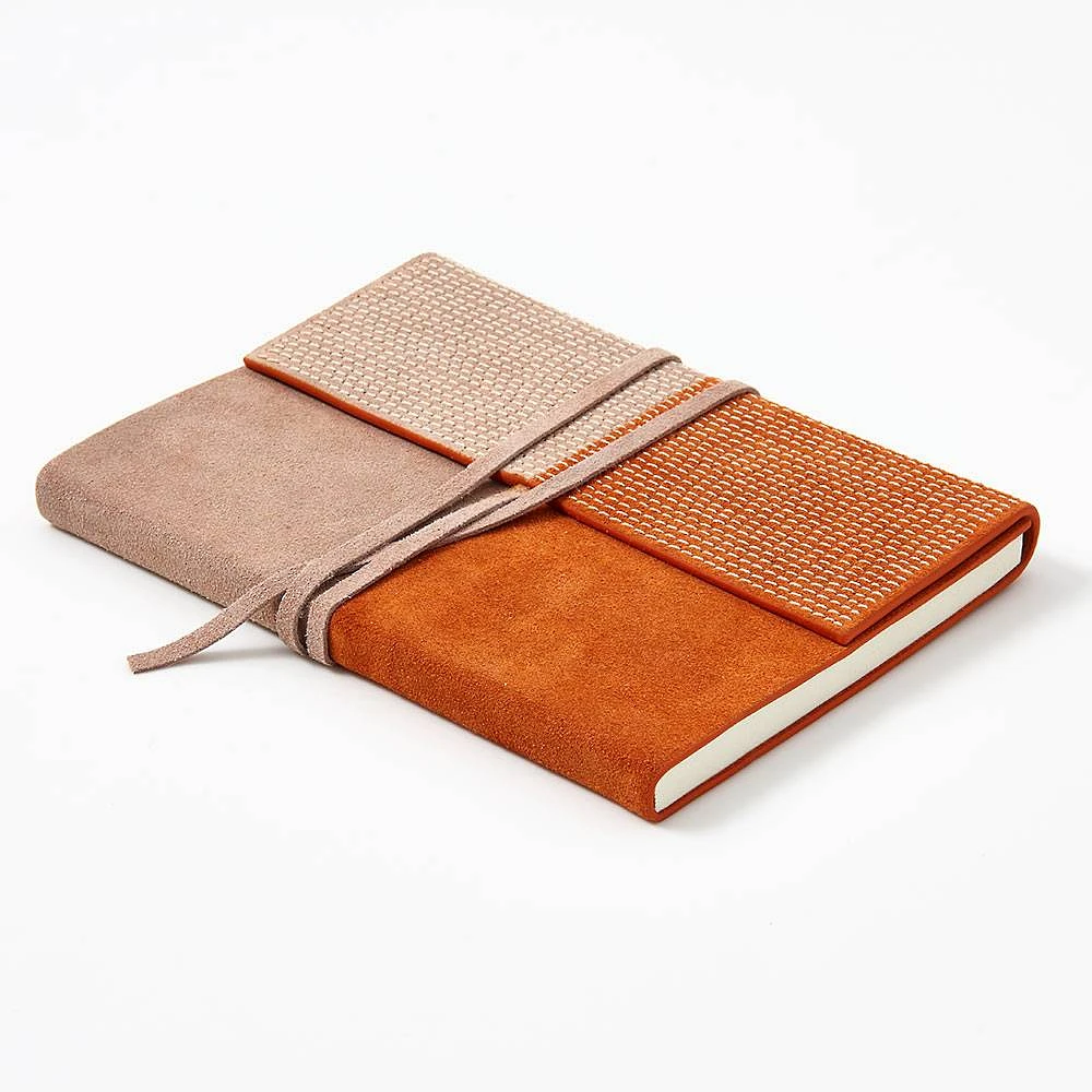 Terracotta Suede Block Design Journal