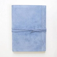 Periwinkle Suede Flap Journal