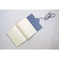 Periwinkle Suede Flap Journal