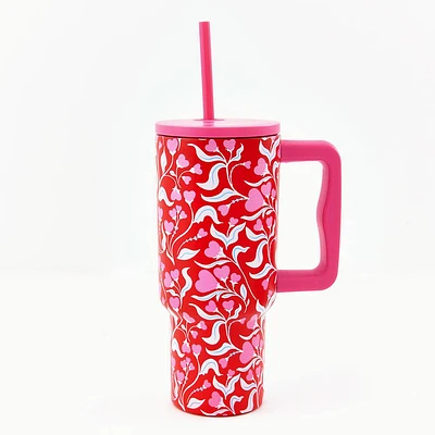 Heart Flower Tumbler