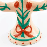 Handpainted Ceramic Candle Holder