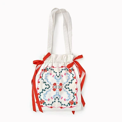 Romantic Floral Tote