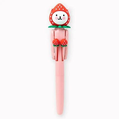 Strawberry Cat Punching Pen