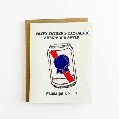 Get A Beer Father's Day Card