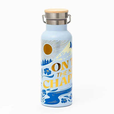 On To The Next Chapter Stainless Steel Water Bottle