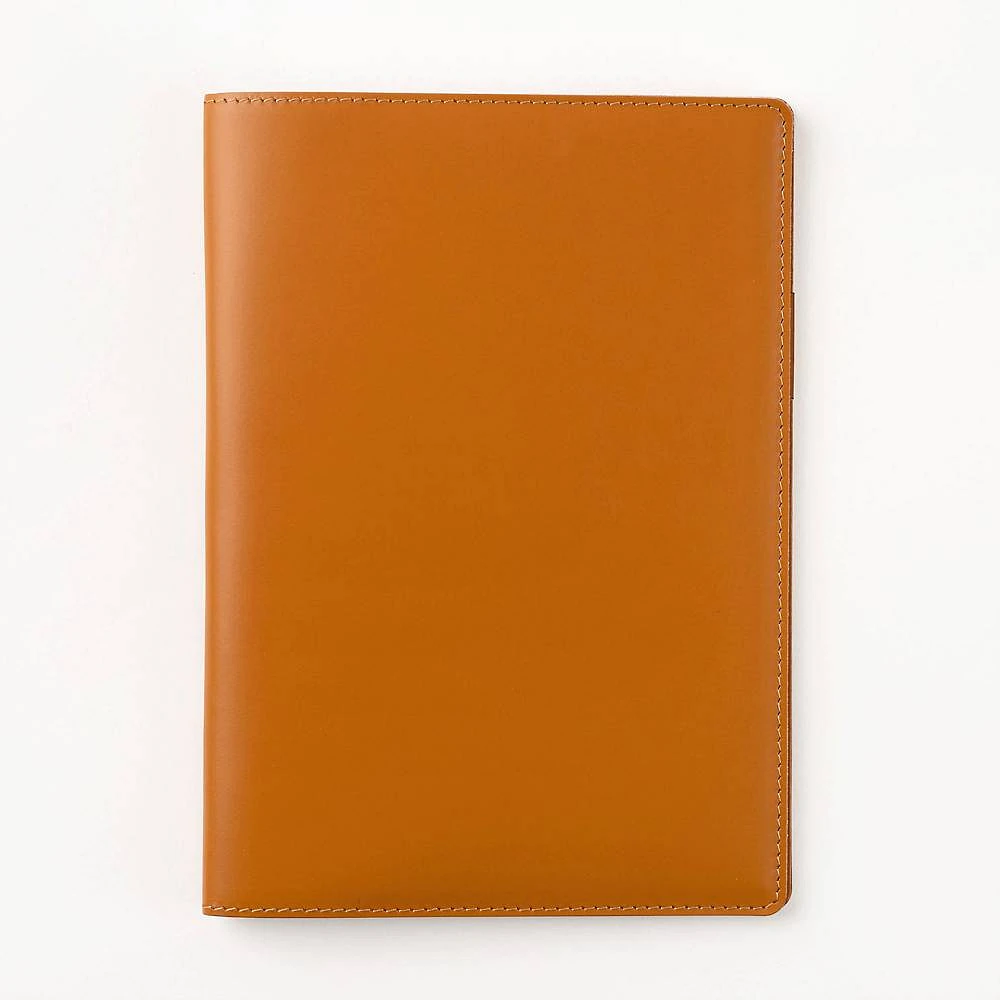 Paper Source Tan Leather Refillable A5 Journal Cover