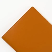 Paper Source Tan Leather Refillable A5 Journal Cover