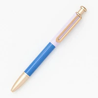 Colorblock Blue Ballpoint Pen