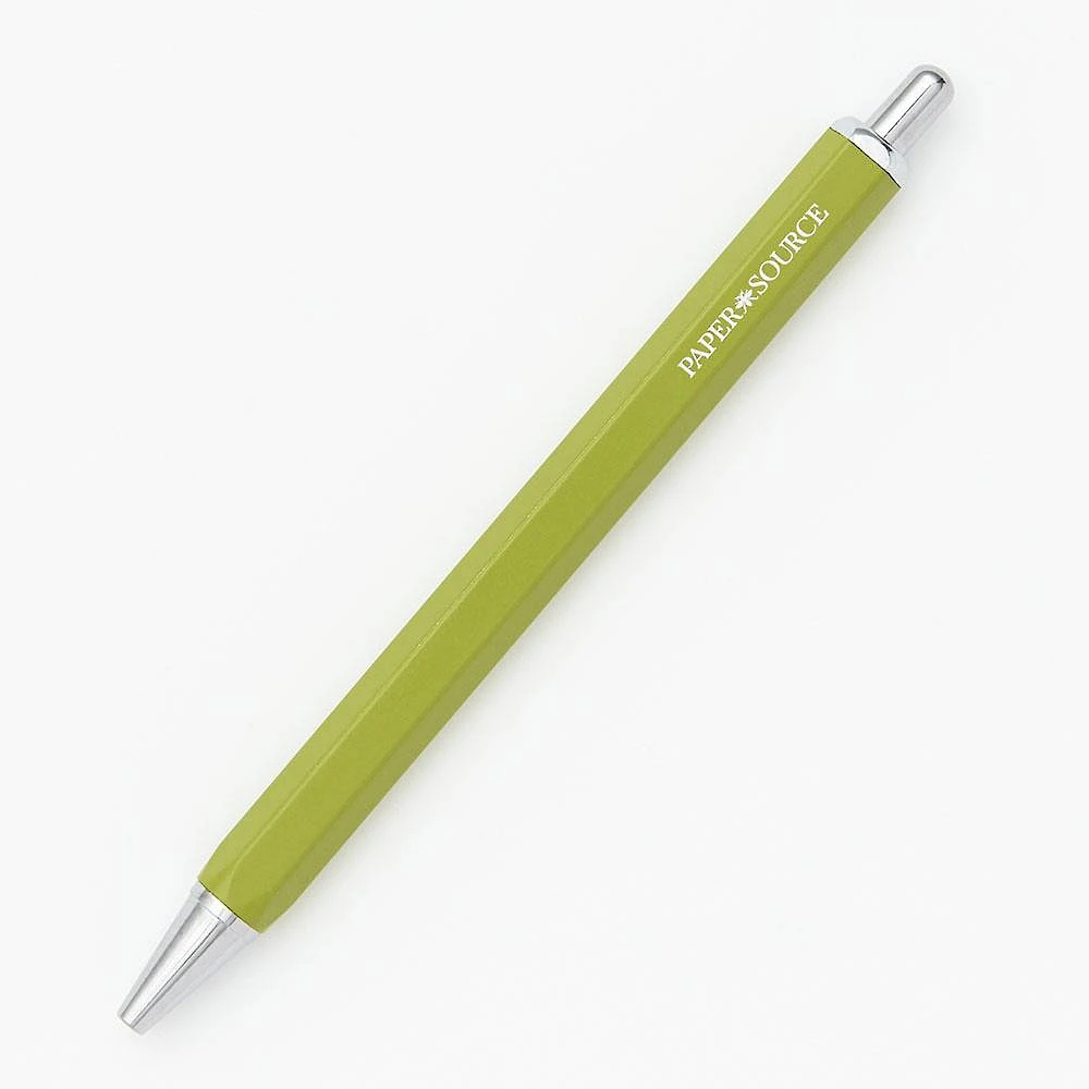 Olive Hexagon Ballpoint Pen