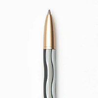 Gray Wavy Ballpoint Pens