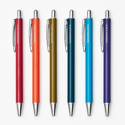 Matte Jewel Rounded Ballpoint Pens