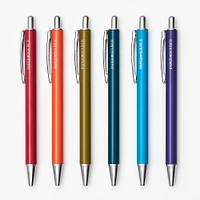 Matte Jewel Rounded Ballpoint Pens