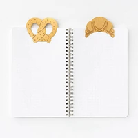 Brass Pretzel and Croissant Page Markers