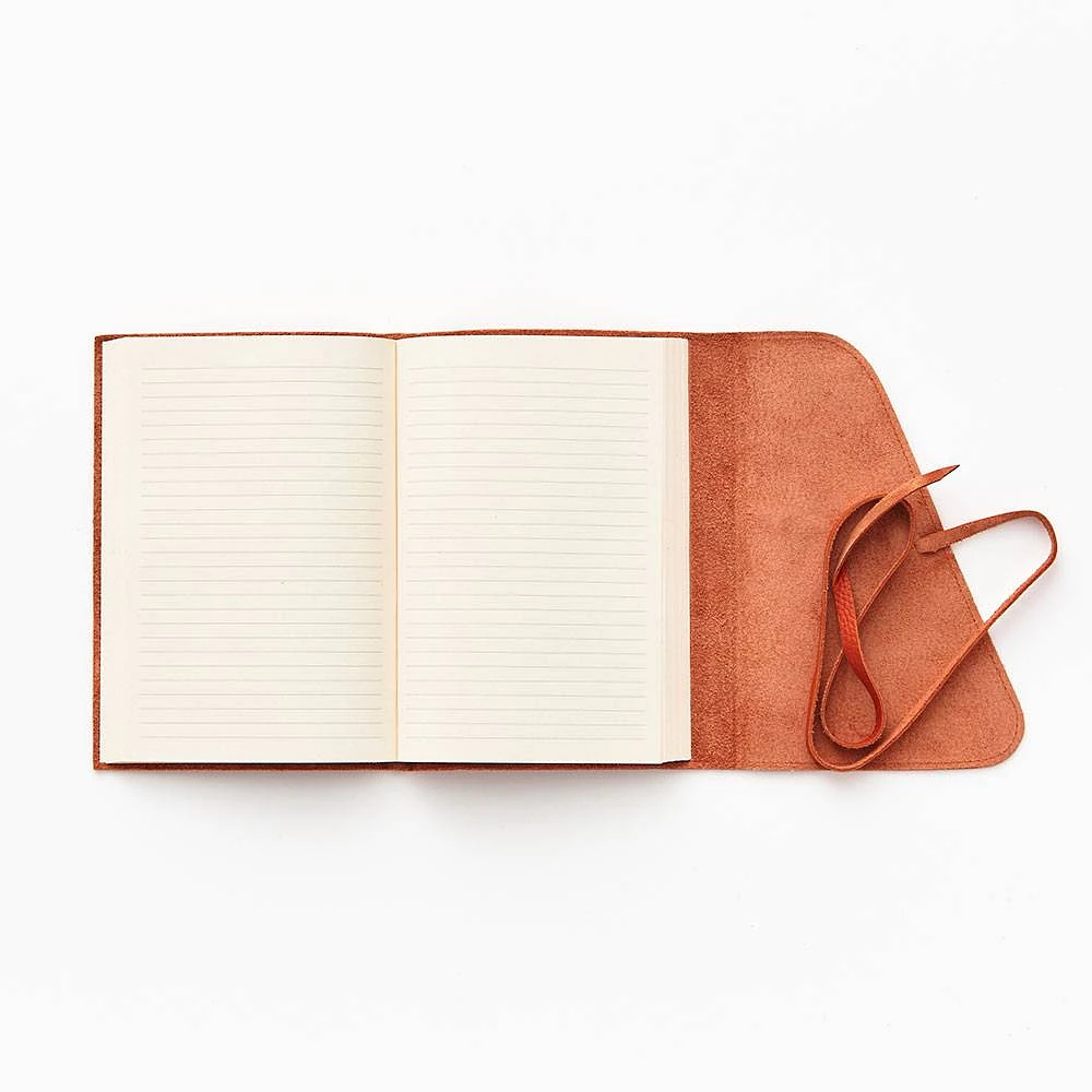 Orange Genuine Leather Journal