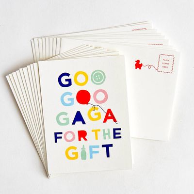 Gaga for the Gift Thank You Note Set