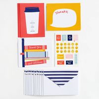 Write-on Coffee Thank You Card Set