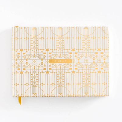 Gold Art Deco Guest Book