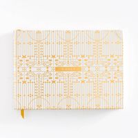 Gold Art Deco Guest Book