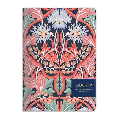 Liberty London May Handmade Embroidered Journal