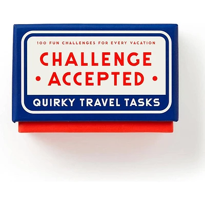 Challenge Accepted Travel Tasks Card Deck