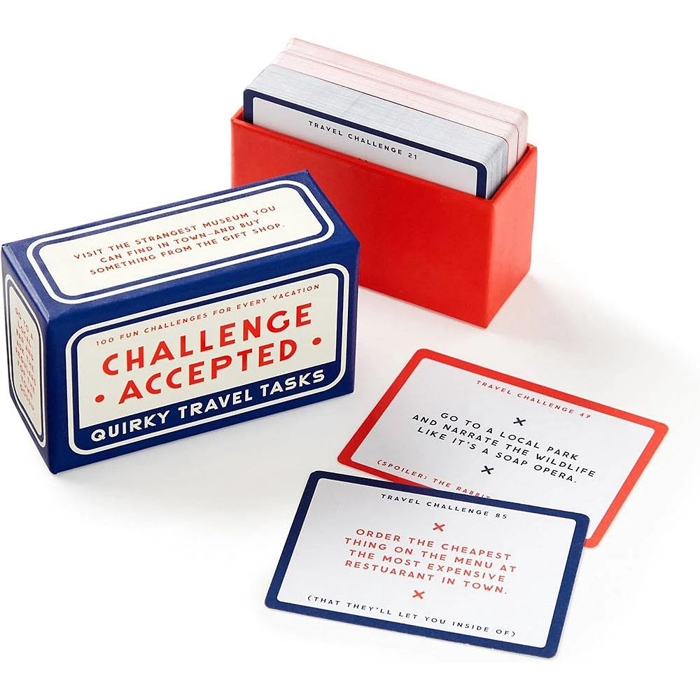 Challenge Accepted Travel Tasks Card Deck