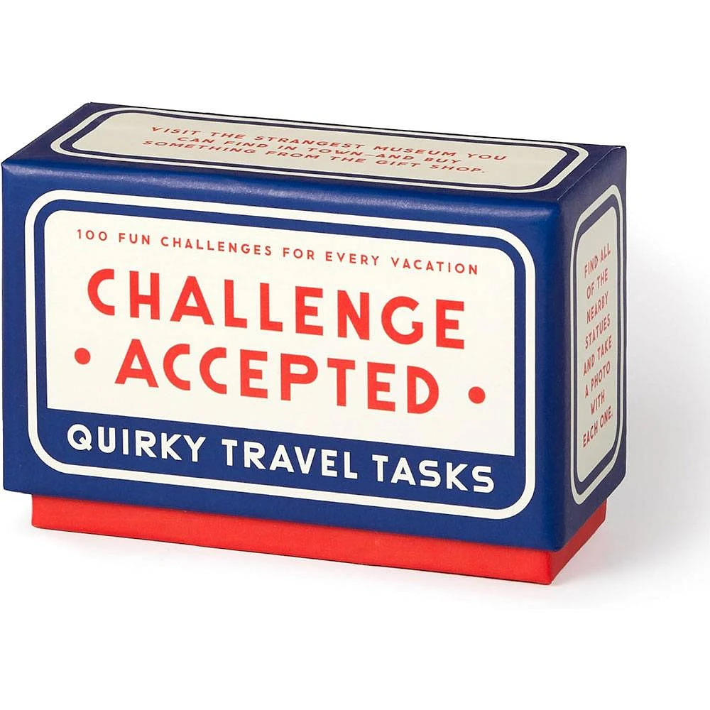 Challenge Accepted Travel Tasks Card Deck