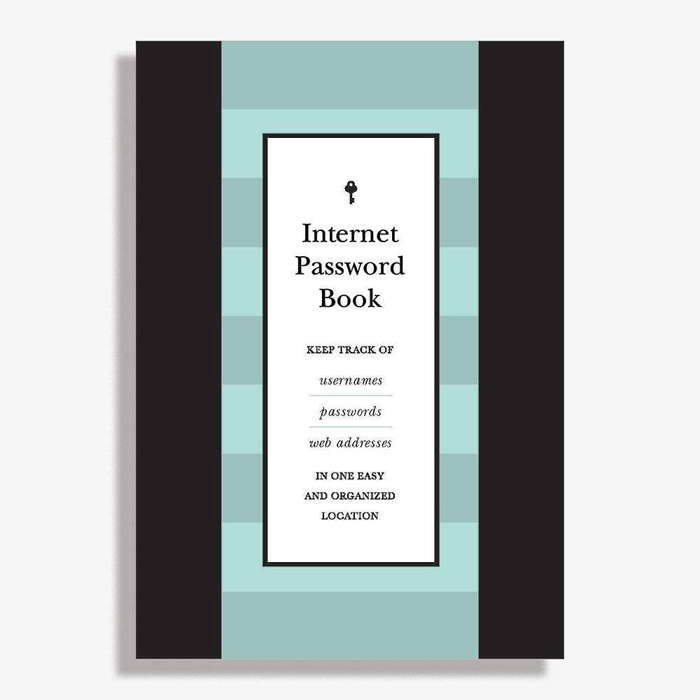 Small Internet Password Journal