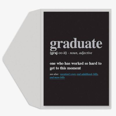 Definition Graduation Card