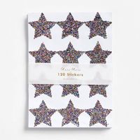 Chunky Glitter Star Stickers