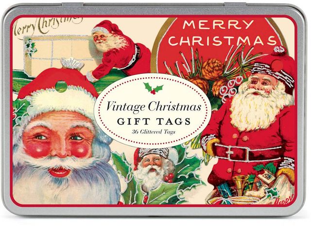 Paper Source Vintage Christmas Santa Gift Tags